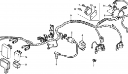 Проводка для квадроцикла HONDA TRX450S A2000 г. 