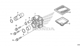 Масляный насос для квадроцикла HONDA TRX500FE2 AC2014 г. 