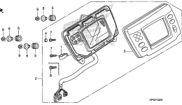 Измерительные приборы для квадроцикла HONDA TRX500FE 2A2011 г. 