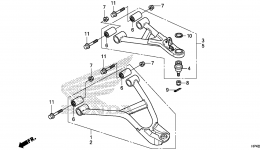 FRONT ARM (2WD) for квадроцикла HONDA TRX420TE AC2013 year 