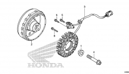 GENERATOR для квадроцикла HONDA TRX500FPM 2A2012 г. 