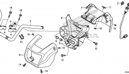 Румпель (рукоятка управления) для квадроцикла HONDA TRX500FE1 2AC2015 г. 