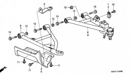 FRONT ARM для квадроцикла HONDA TRX400FW A1997 г. 