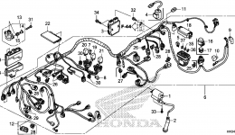 Проводка для квадроцикла HONDA TRX420FA2 AC2014 г. 