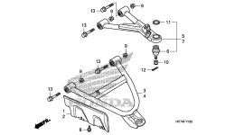 FRONT ARM for квадроцикла HONDA TRX420FA A2010 year 