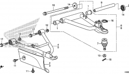 FRONT ARM (2) for квадроцикла HONDA TRX680FA AC2015 year 