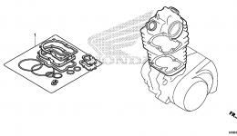GASKET KIT A для квадроцикла HONDA TRX500FA6 AC2015 г. 