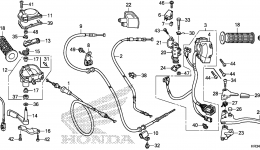 SWITCH / CABLE для квадроцикла HONDA TRX420FA1 AC2014 г. 