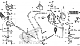 SWITCH / CABLE for квадроцикла HONDA TRX500FE 2A2012 year 