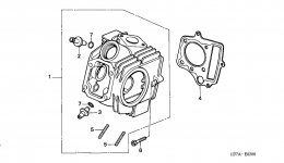 CYLINDER HEAD for квадроцикла HONDA TRX90 A2004 year 