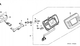 Измерительные приборы для квадроцикла HONDA TRX500FGA A2007 г. 