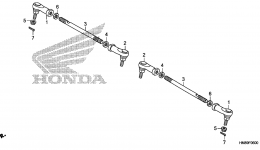 TIE ROD для квадроцикла HONDA TRX250TM A2011 г. 