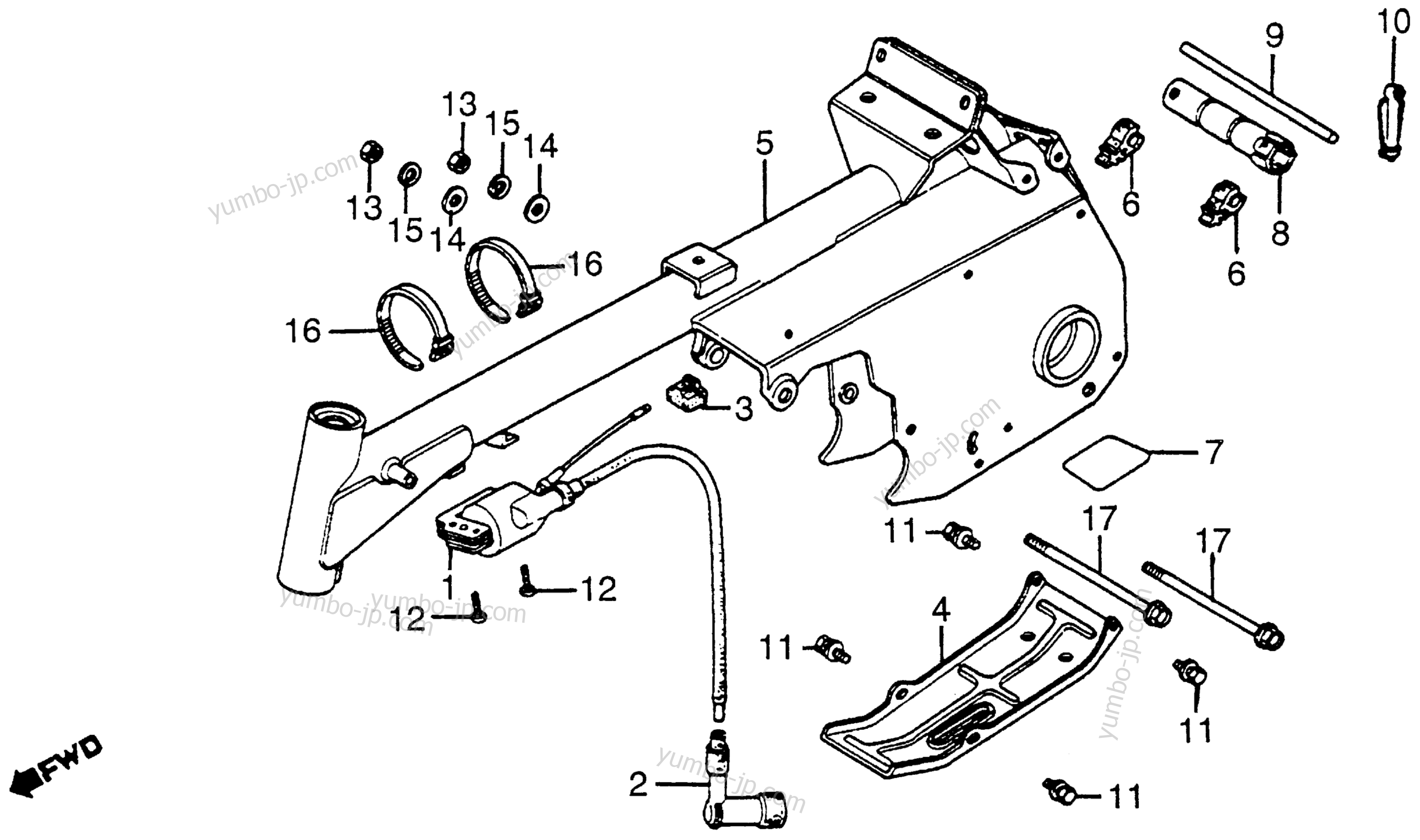 FRAME / COIL / TOOLS for ATVs HONDA ATC70 A 1978 year