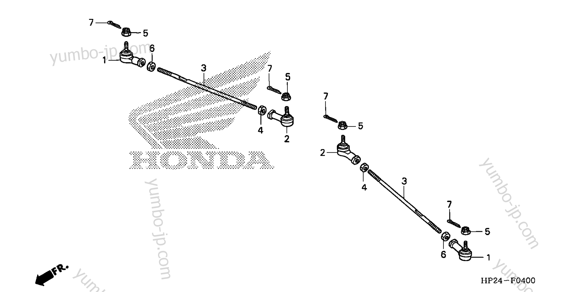 TIE ROD для квадроциклов HONDA TRX90X AC 2014 г.