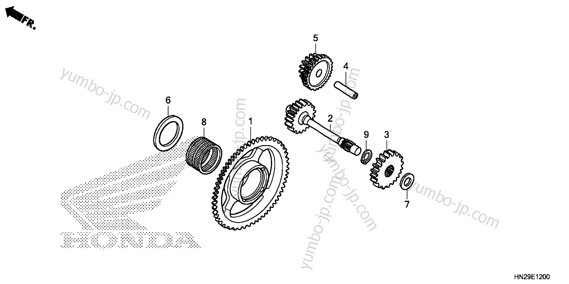 STARTING GEAR для квадроциклов HONDA TRX500FPA 2AC 2013 г.