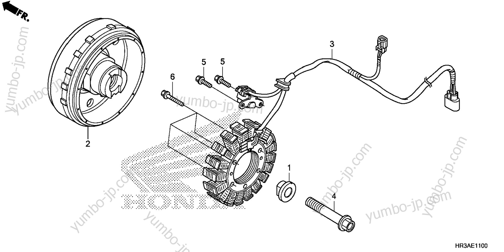 GENERATOR для квадроциклов HONDA TRX420FE1 2AC 2015 г.