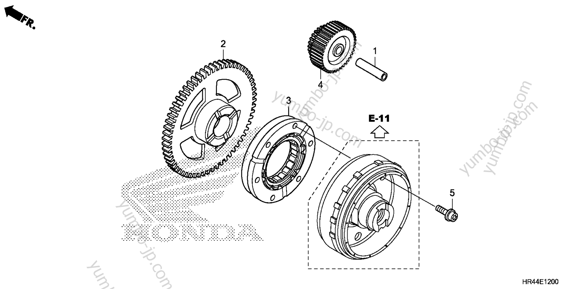 STARTING GEAR для квадроциклов HONDA TRX500FE2 2AC 2014 г.