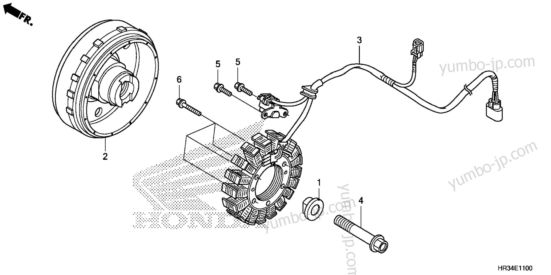 GENERATOR для квадроциклов HONDA TRX420TM1 AC 2014 г.
