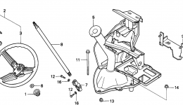 STEERING WHEEL for садового трактора HONDA RT5000 A