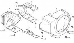 FAN COVER for садового трактора HONDA H5013 A2/B