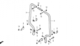 ROLL OVER PROTECTOR for садового трактора HONDA H5013 A4/B