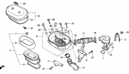 AIR CLEANER for садового трактора HONDA RT5000 A