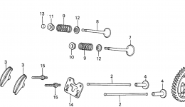 CAMSHAFT for садового трактора HONDA RT5000 A