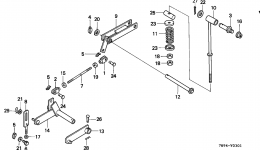 CUTTER DECK LIFT ARM for садового трактора HONDA MM52 A
