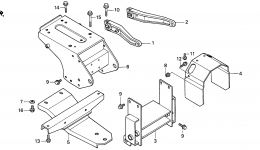 REAR LIFT ARM for садового трактора HONDA H5013 A4/A