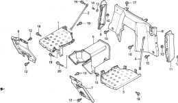 FLOOR for садового трактора HONDA H5013 A4/B