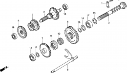 LOWER COUNTERSHAFT (1) для садового трактора HONDA H5013 A2/A