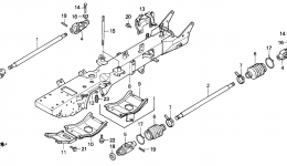 FRAME for садового трактора HONDA H5013 AC4/B