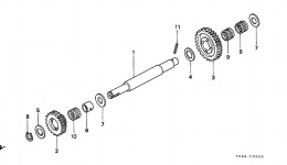 AUXILIARY IDLE SHAFT for садового трактора HONDA H6522 A2/A