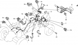 WIRE HARNESS for садового трактора HONDA H5013 AC2/B