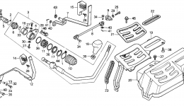 LEFT CONTROL PANEL for садового трактора HONDA H5013 AC4/A