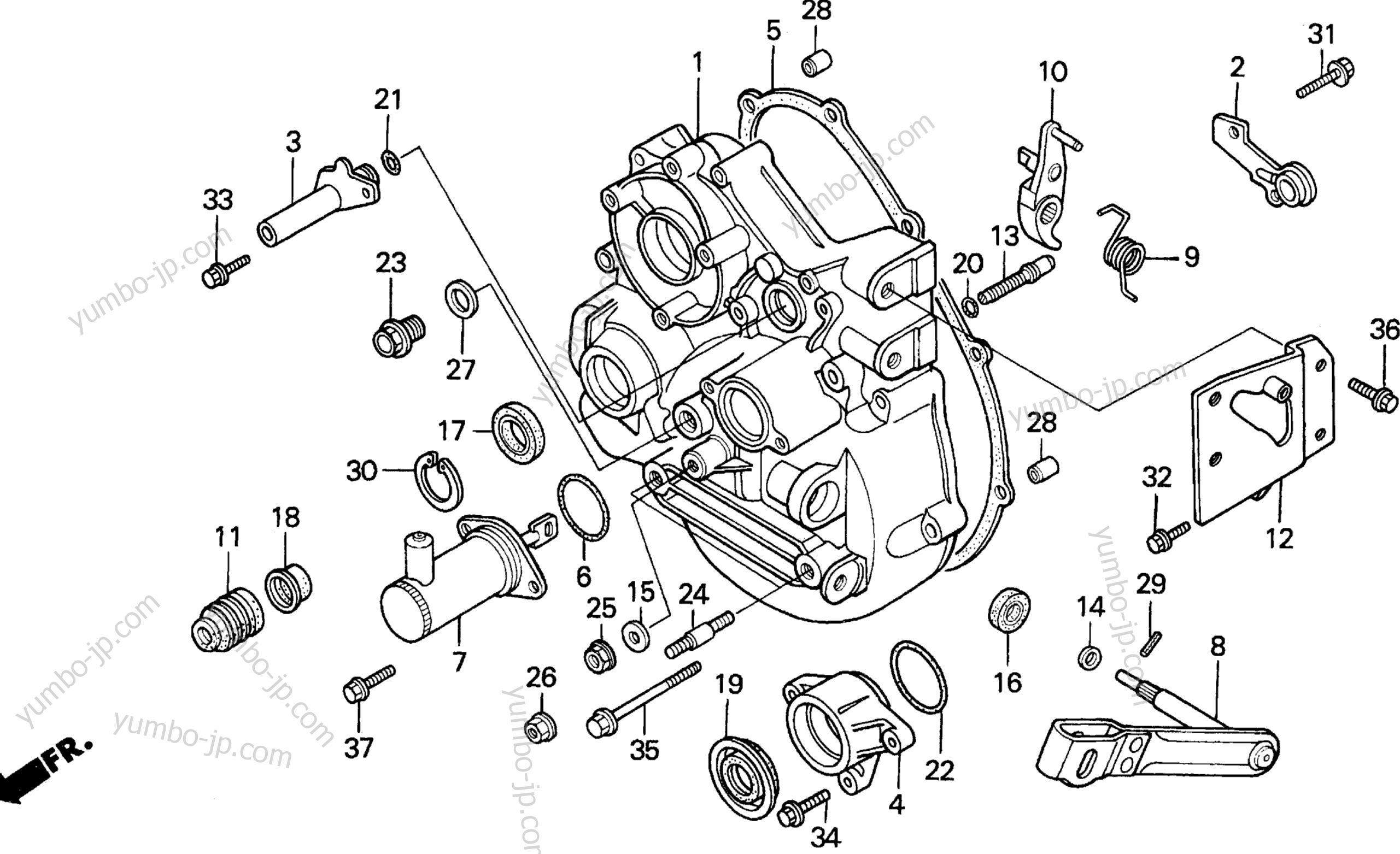 CLUTCH COVER for compact tractors HONDA RT5000 A 