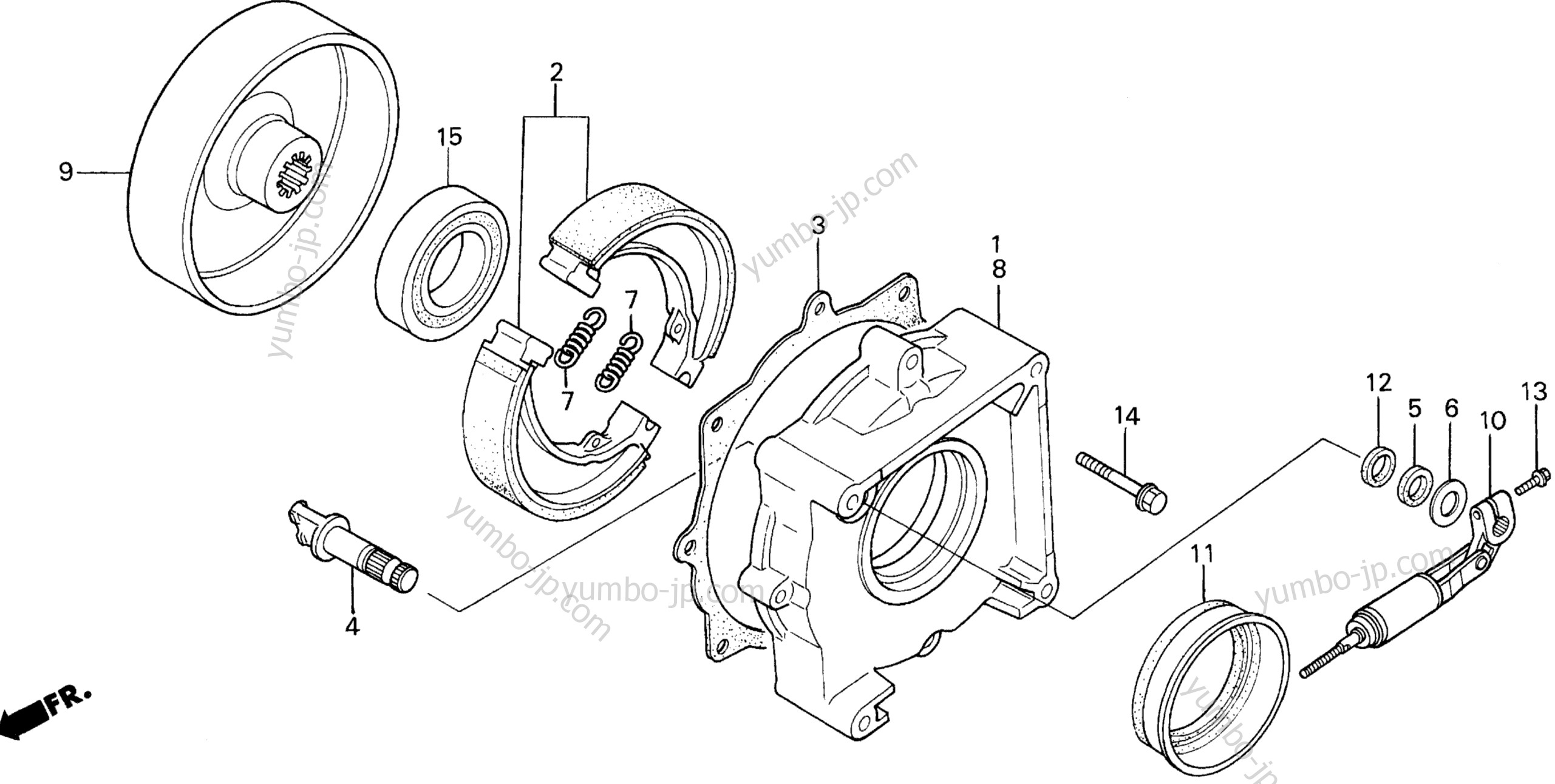 BRAKE для садовых тракторов HONDA RT5000 A 