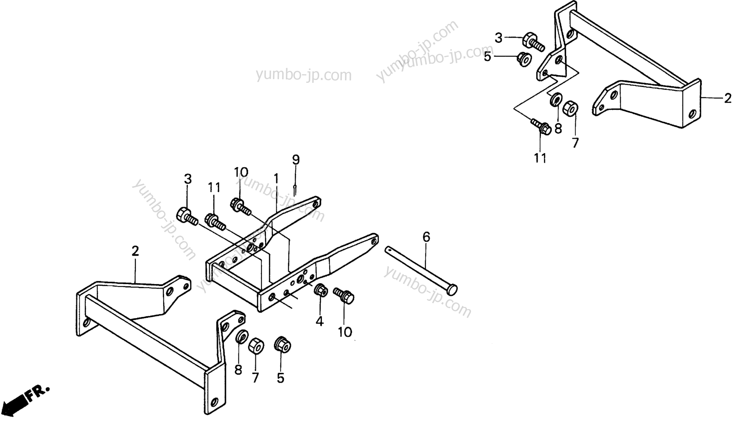 WEIGHT BRACKET для садовых тракторов HONDA H5013 AC4/A 