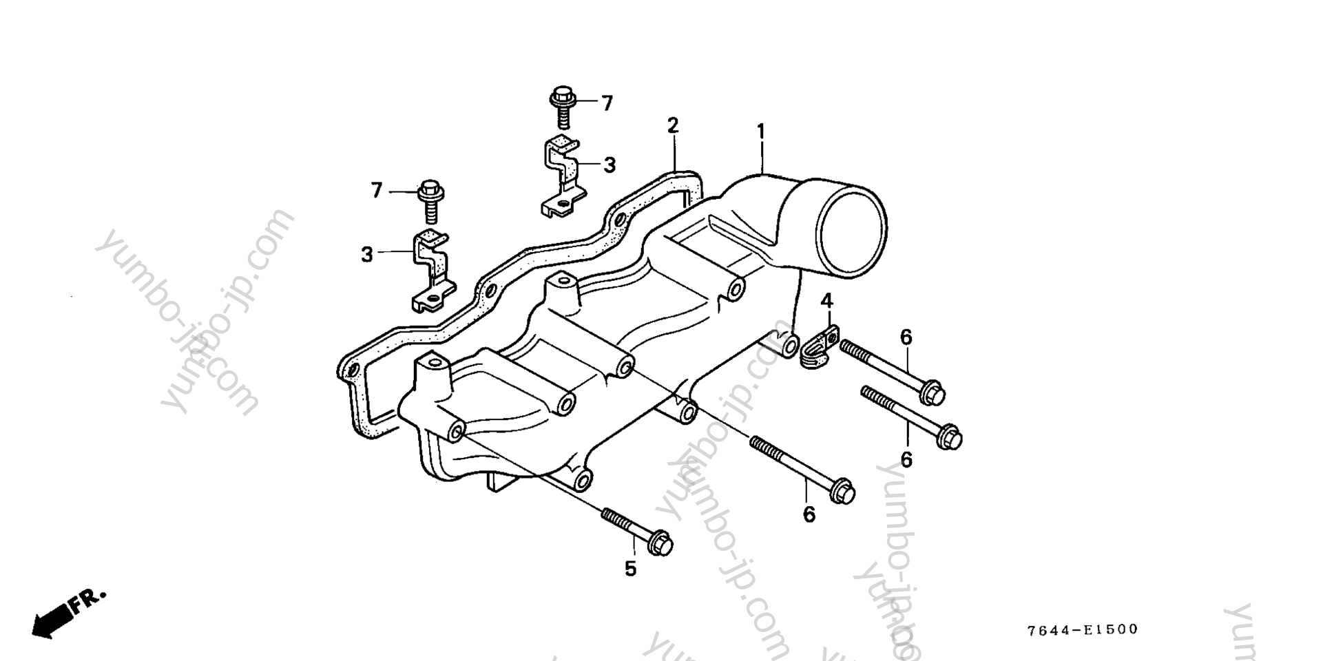 INTAKE MANIFOLD for compact tractors HONDA H6522 A4 