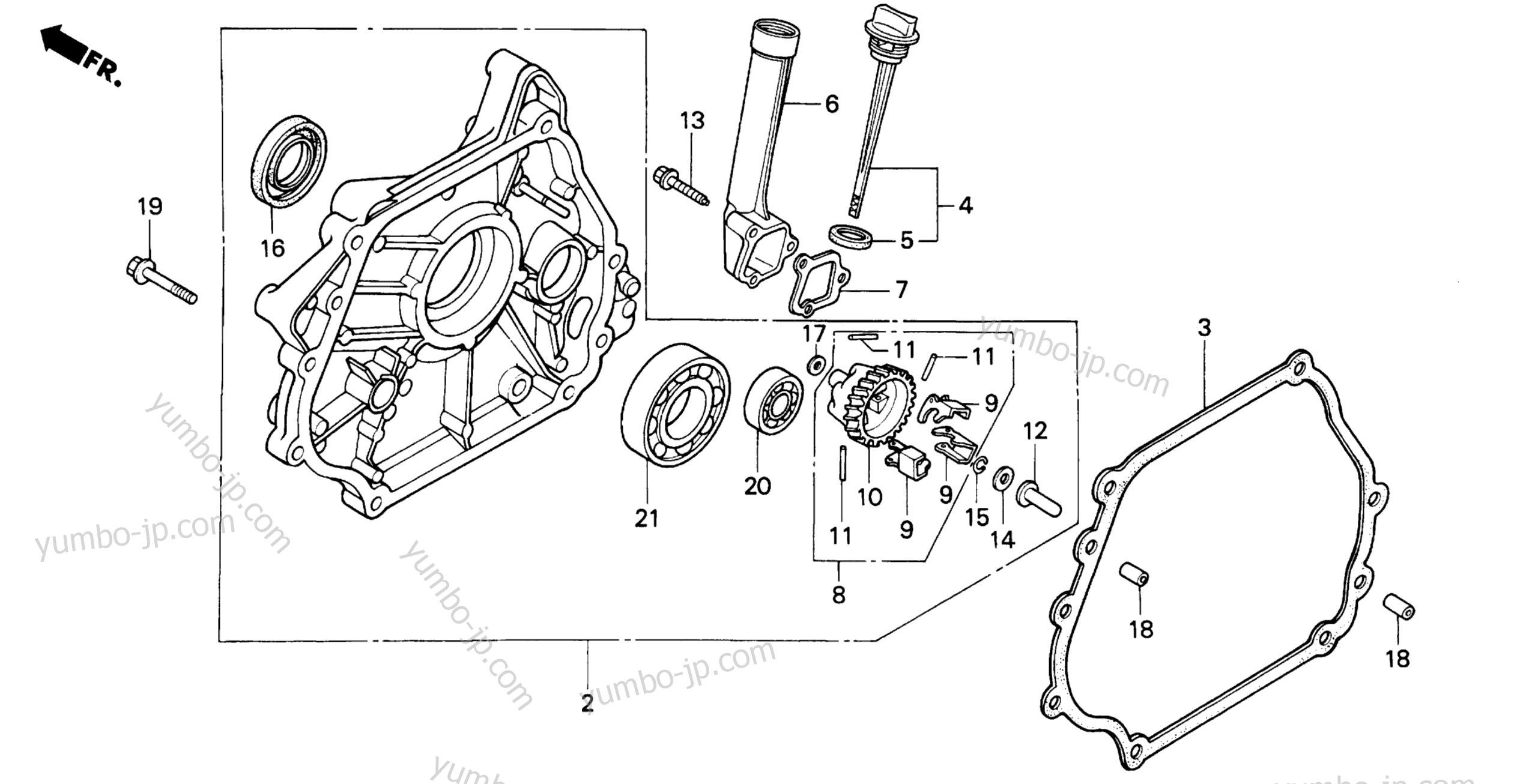 Крышка картера для садовых тракторов HONDA H5013 AC4/B 