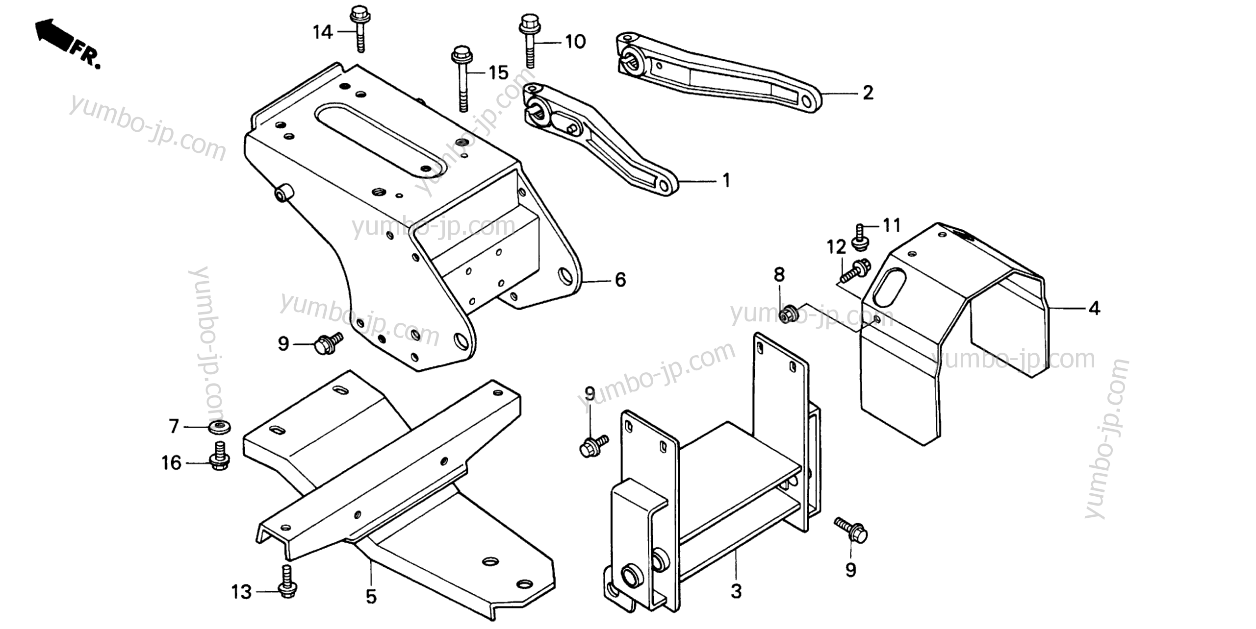 REAR LIFT ARM для садовых тракторов HONDA RT5000 A 