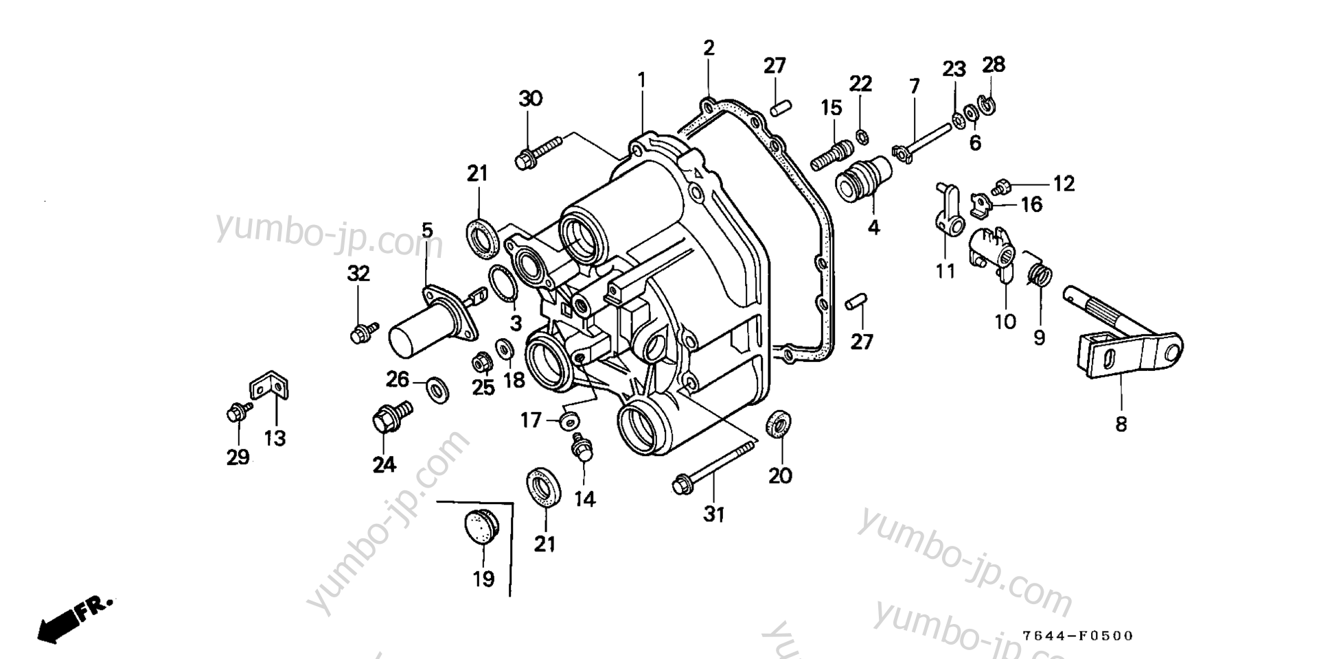 CLUTCH COVER для садовых тракторов HONDA H6522 A4 