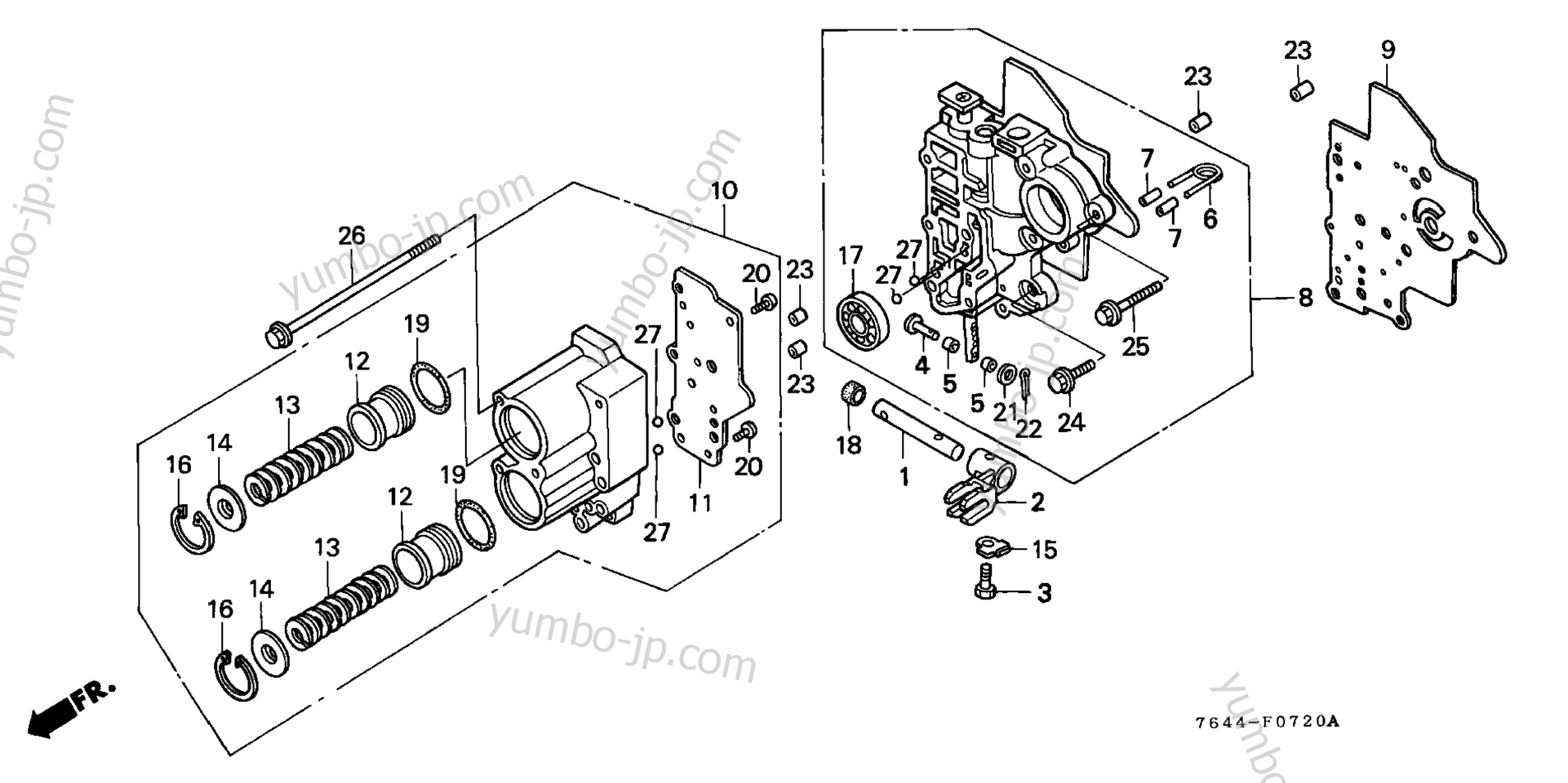 ACCUMULATOR BODY для садовых тракторов HONDA H6522 A4/A 