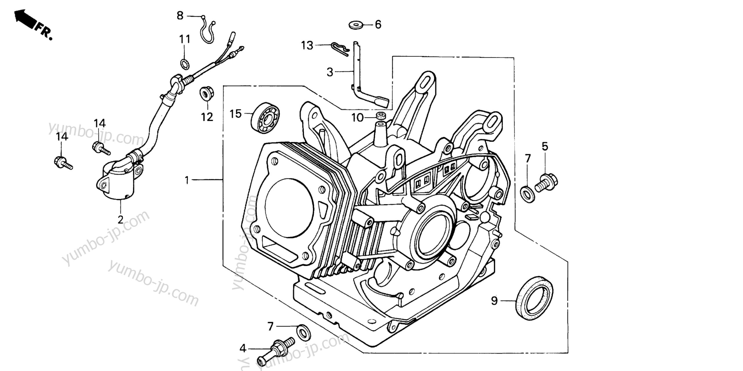 Блок цилиндров для садовых тракторов HONDA H5013 A2/A 