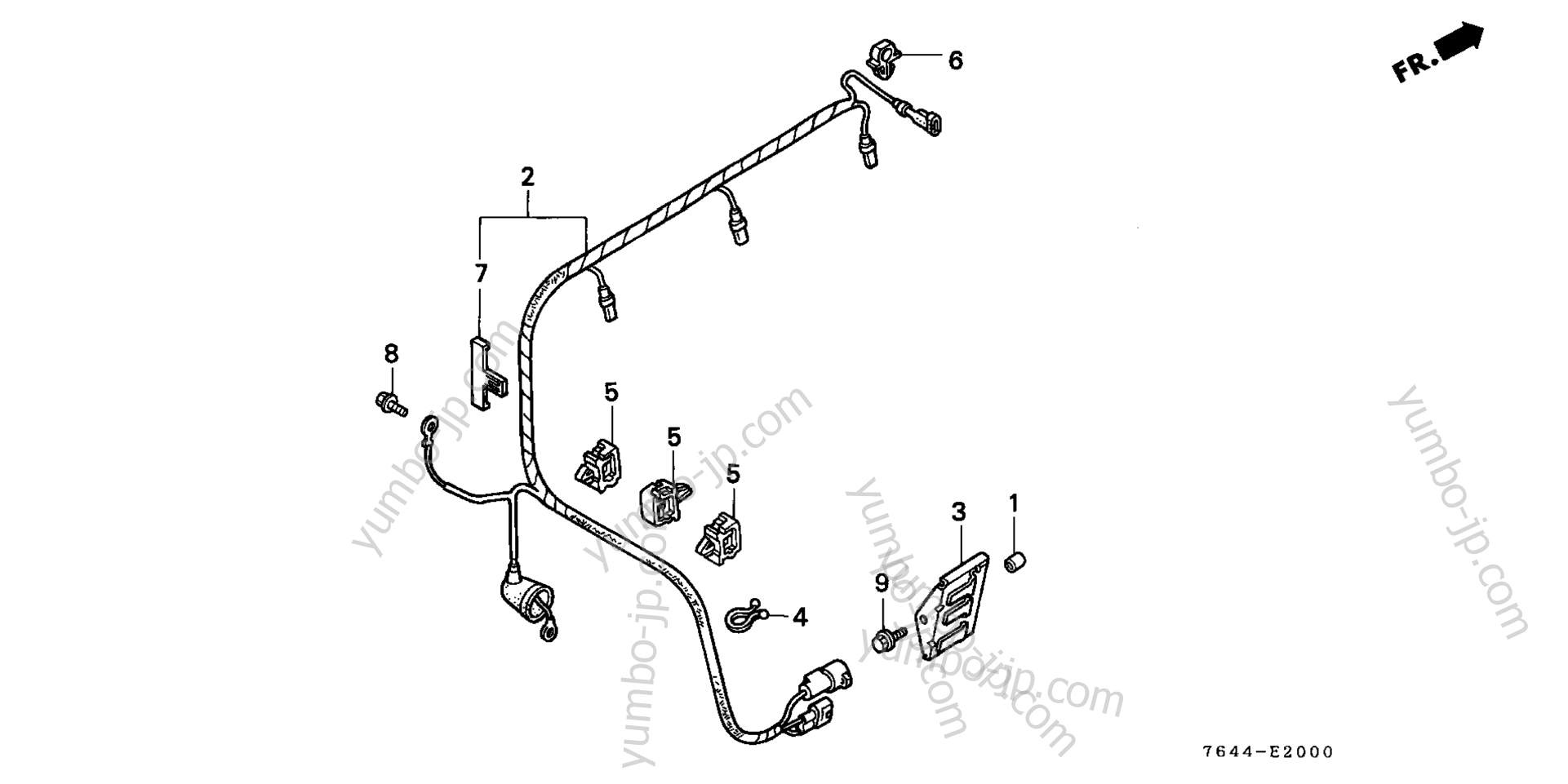 GLOW PLUG CABLE для садовых тракторов HONDA H6522 A4 