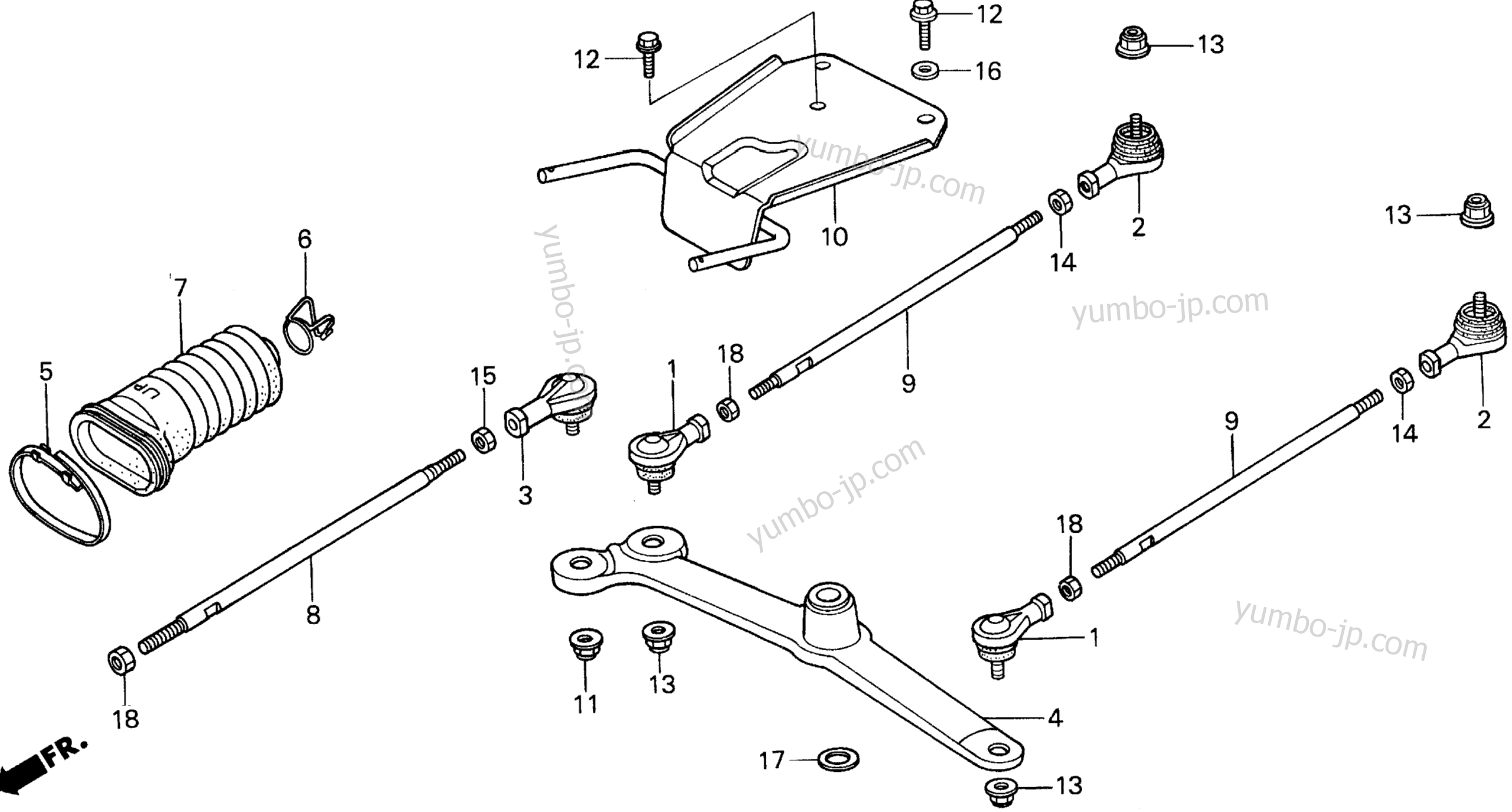 REAR STEERING ARM для садовых тракторов HONDA H5013 AC4/B 