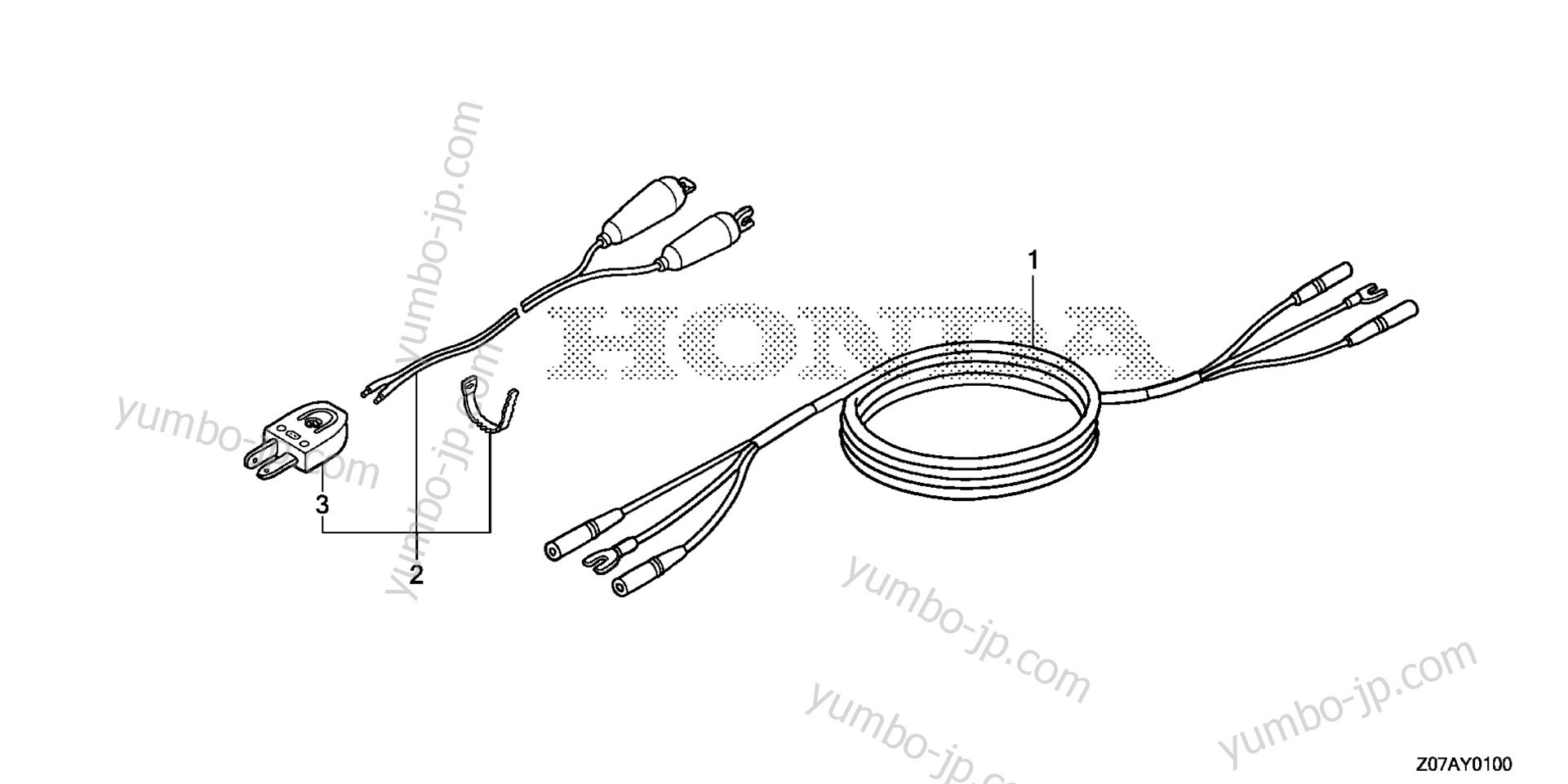 PARALLEL CABLE KIT / CHARGE CORD для генераторов HONDA EB2000I A 
