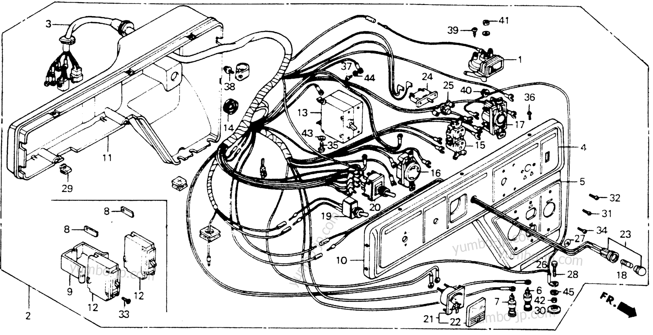 CONTROL BOX (EM) для генераторов HONDA EM4000 A 