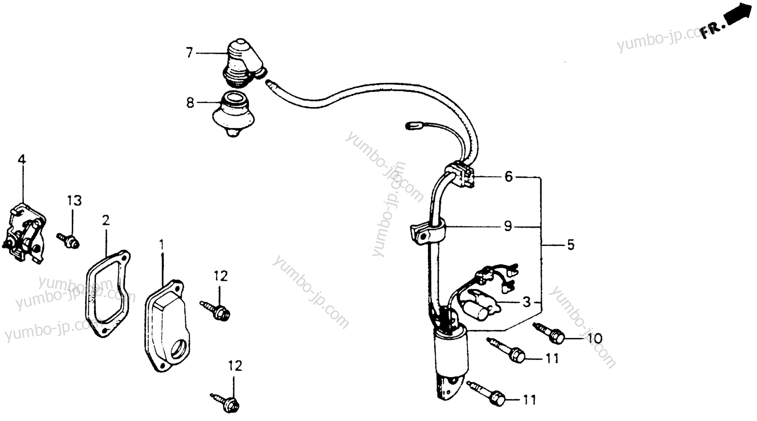 IGNITION COIL (EB) for Generators HONDA EB4000 A 