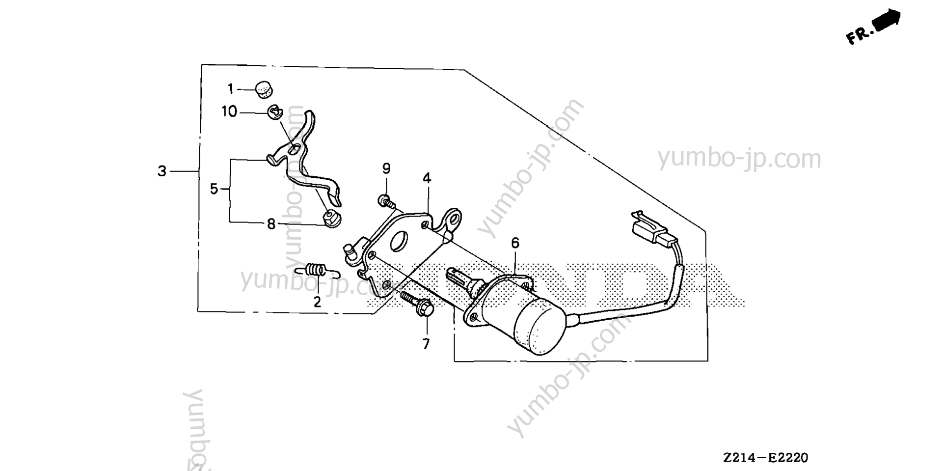 AUTO THROTTLE (EM3800SX) for Generators HONDA EM3800SX A 